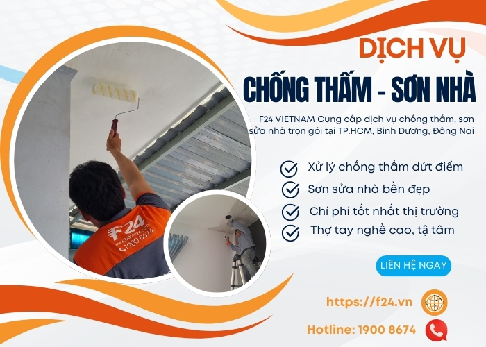 dịch vụ chống thấm, sơn nhà