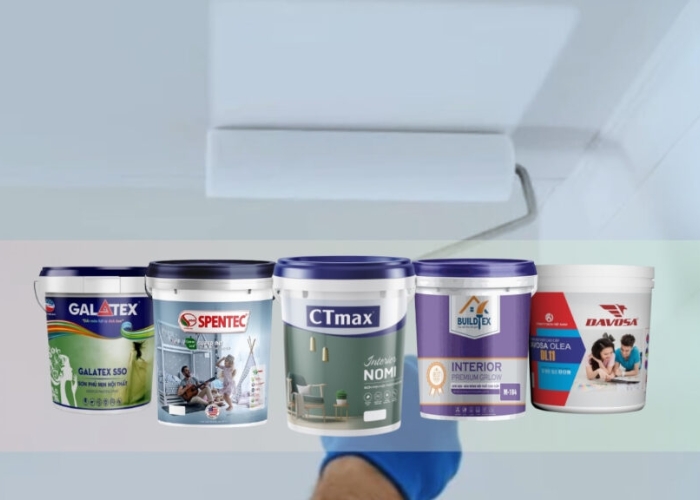 một số loại sơn nước được sử dụng nhiều