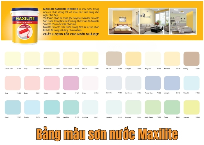 Sơn nước Maxilite Kinh Tế SMOOTH ME6