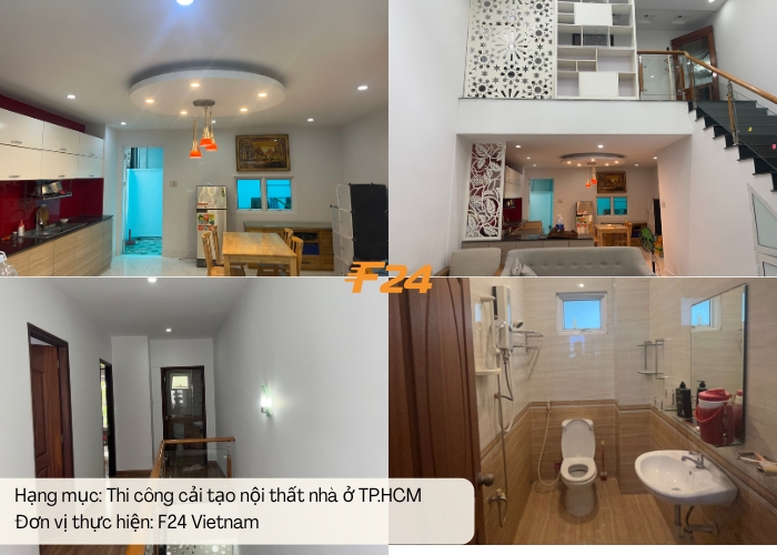 F24 Vietnam – Dự án cải tạo nhà ở tại TP.HCM f24 thi công sửa chữa nhà