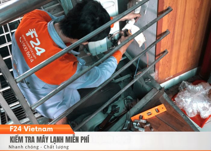 F24 kiểm tra máy lạnh miễn phí Kiểm tra máy lạnh