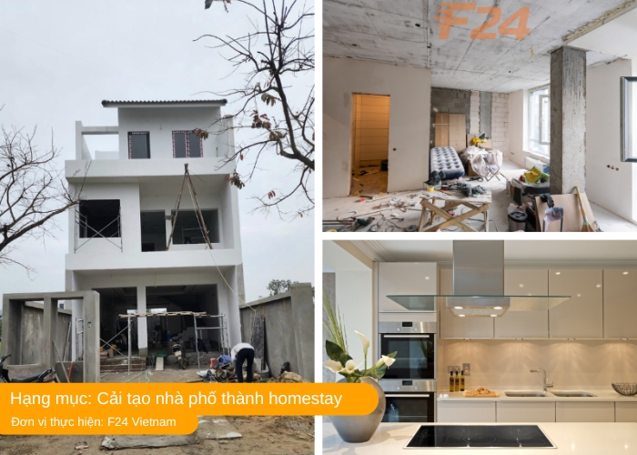 F24 Vietnam – Đơn vị thi công cải tạo nhà, homestay, nhà hàng, văn phòng  Lựa chọn đơn vị cải tạo uy tín