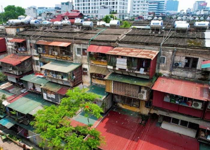 Nhà tập thể tại khu vực TP.HCM nhà tập thể