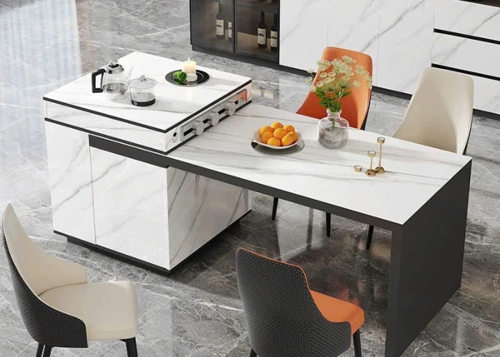 Đảo bếp đa chức năng có tích hợp tủ đựng Đảo bếp đa chức năng
