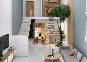 cải tạo nội thất nhà phố nhỏ hẹp