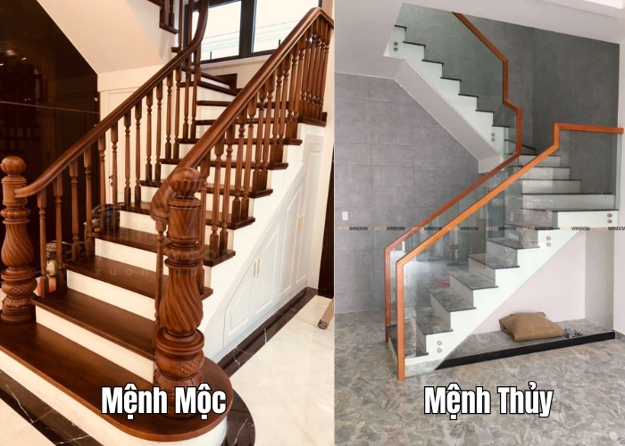 x&acirc;y cầu thang hợp mệnh gia chủ