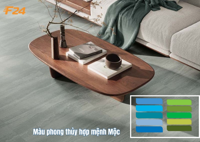 Chọn màu gạch phù hợp với mệnh Kim gạch hợp mệnh Mộc