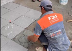 thi công lát gạch nền