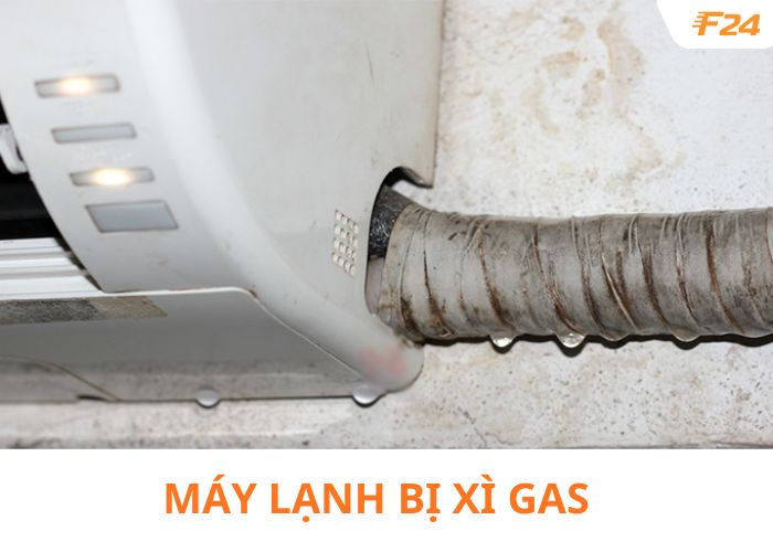 Máy lạnh bị xì gas