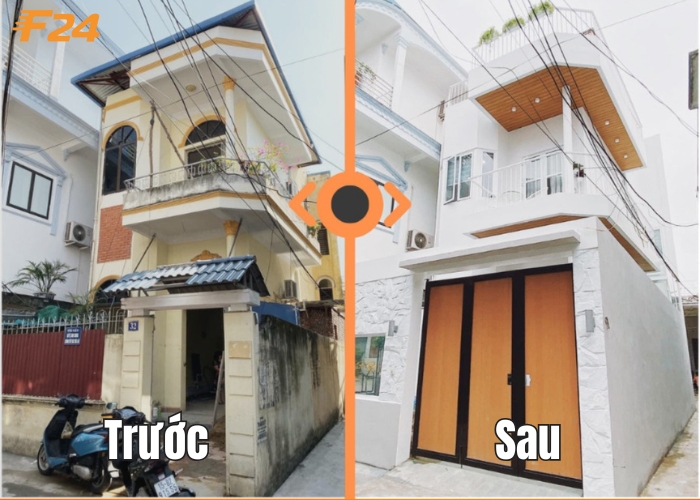 cải tạo nh&agrave; F24