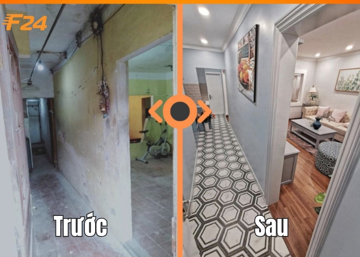 dự &aacute;n cải tạo nh&agrave; F24