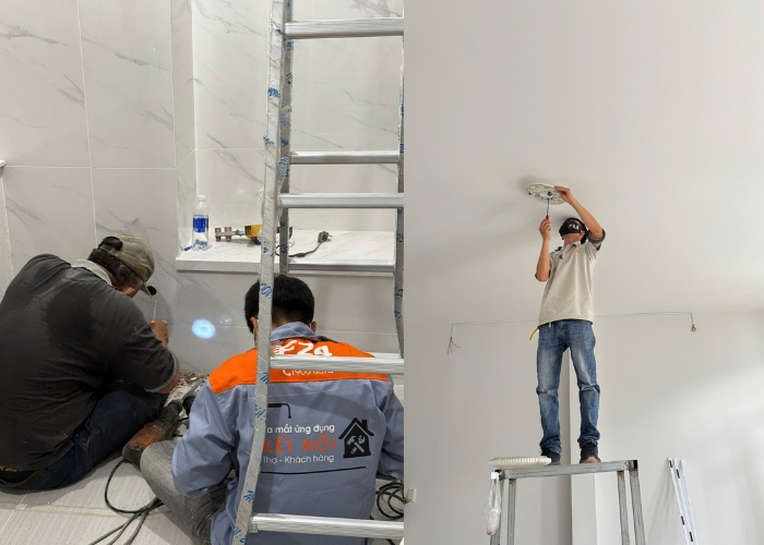 Thi công đúng tiến độ với đội thợ lành nghề sửa chữa nhà trọn gói cuối năm