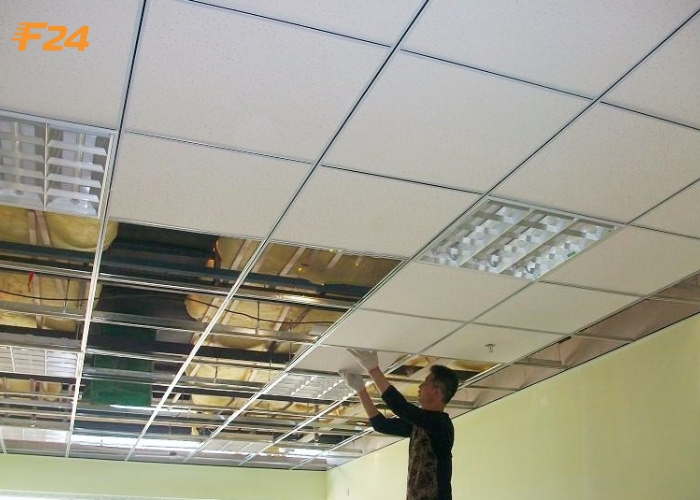 Tháo dỡ trần thạch cao nổi tháo dỡ trần thạch cao