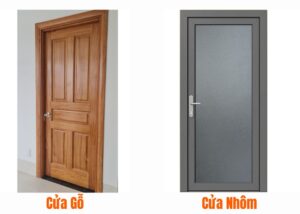 thay cửa gỗ bằng cửa nhôm