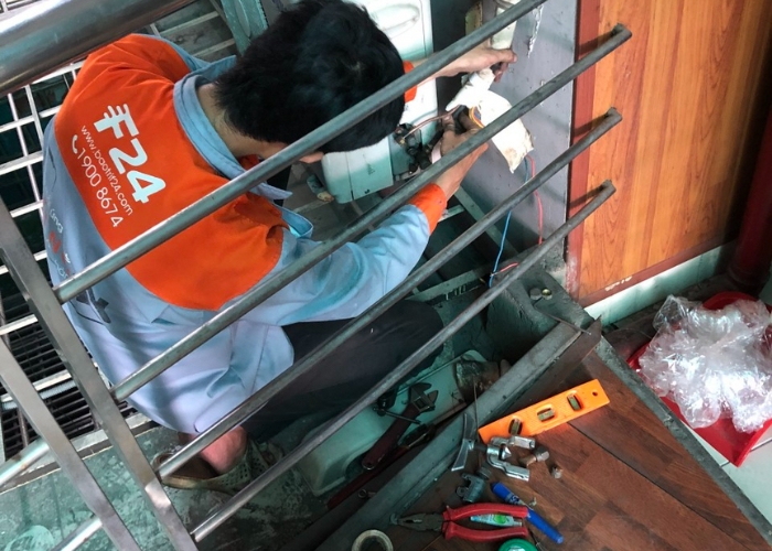 Lắp đặt máy lạnh nơi có bóng râm Lắp đặt dàn nóng cho máy lạnh 1 ngựa