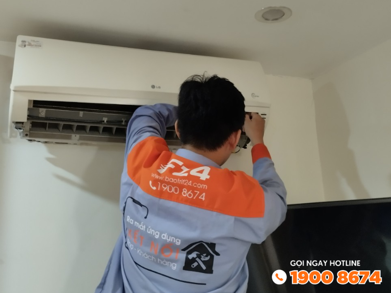 Quy tr&igrave;nh thợ th&aacute;o lắp m&aacute;y lạnh an to&agrave;n