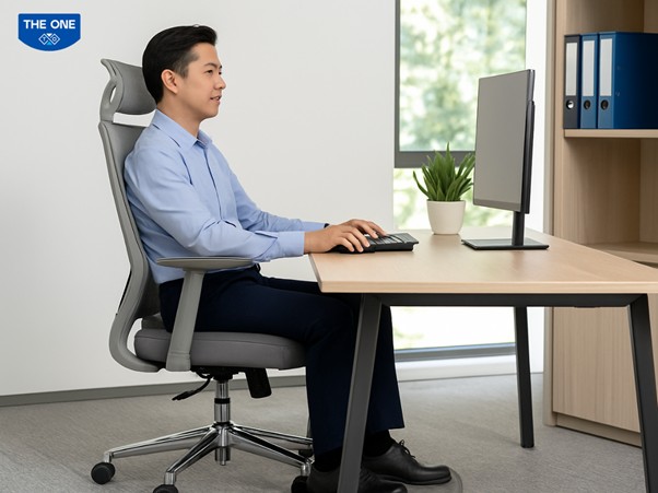 Điều chỉnh ghế công thái học đúng cách.