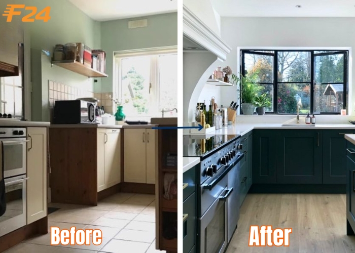 Thay đổi bố cục nhà bếp Thay đổi bố cục nhà bếp