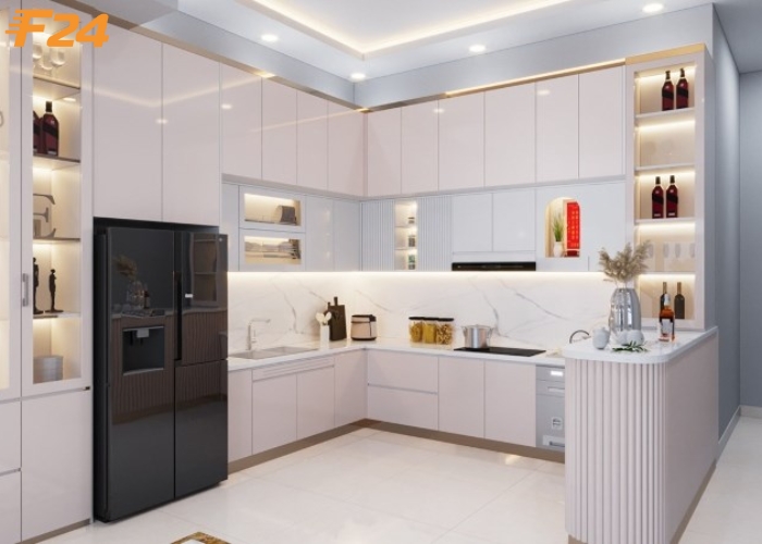 Nâng cấp hệ thống điện nước, ánh sáng trong nhà bếp Nâng cấp hệ thống điện nước, ánh sáng