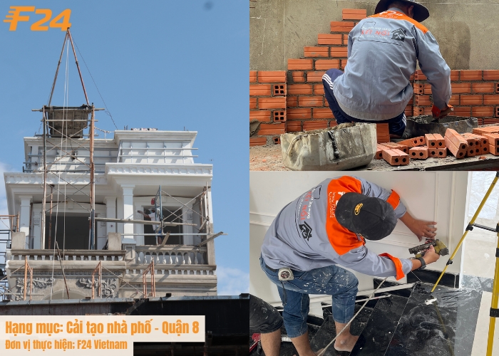 Hạng mục cải tạo nhà phố ở quận 8, thời gian hoàn thành 3 tháng cuối năm Cải tạo nhà cuối năm giá rẻ