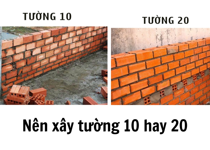 Tường 10 và tường 20 tường 10 và tường 20