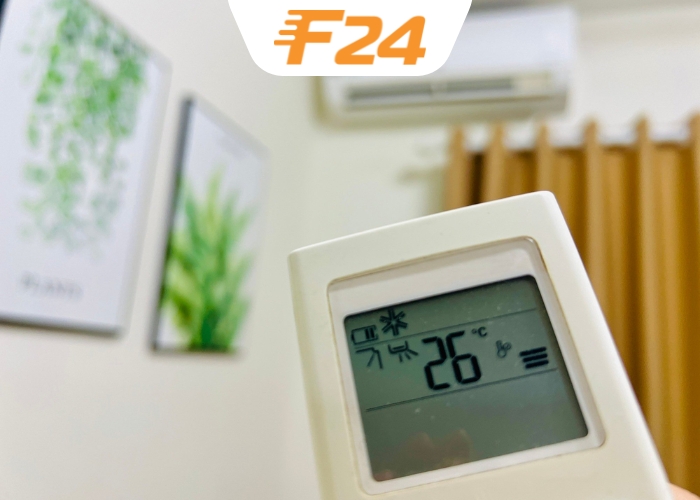 Mở m&aacute;y lạnh nhiệt đồ vừa phải