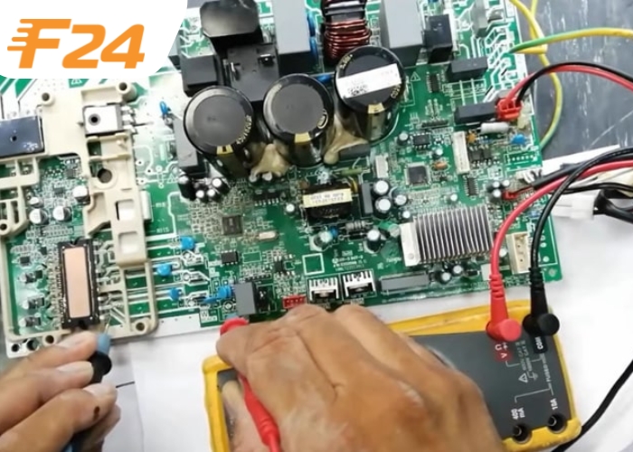 Bo mạch dàn lạnh máy lạnh gặp lỗi Bo mạch dàn lạnh máy lạnh gặp lỗi