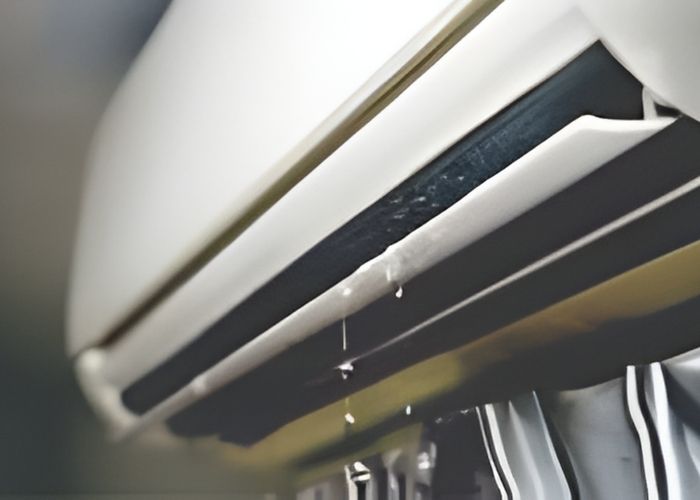 Máy lạnh không lạnh chảy nước Máy lạnh chảy nước