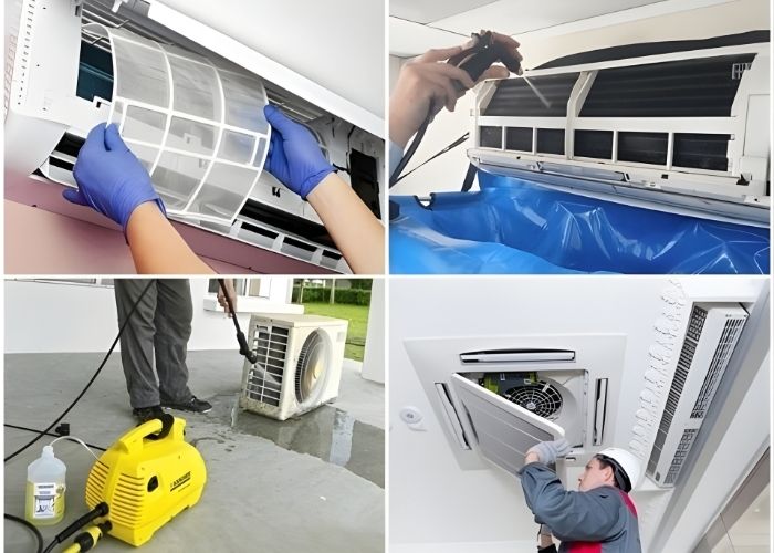Vệ sinh máy lạnh định kỳ giúp máy hoạt động hiệu quả hơn Vệ sinh máy lạnh