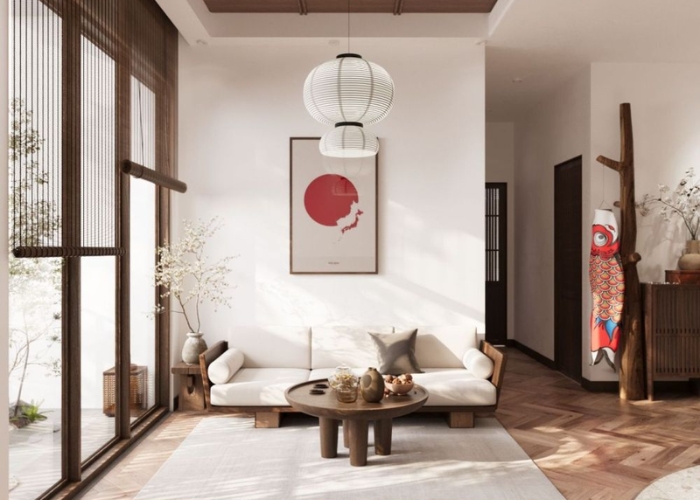 Thiết kế cải tạo nội thất phòng khách 