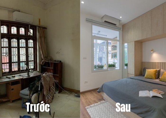 Thiết kế cải tạo nội thất phòng ngủ