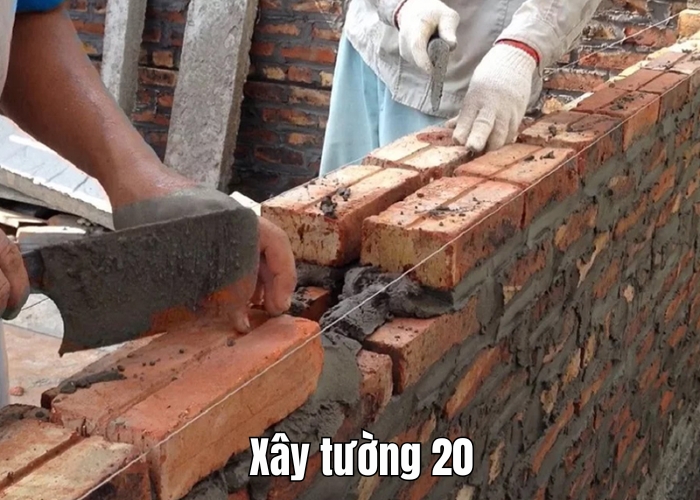 xây tường 20