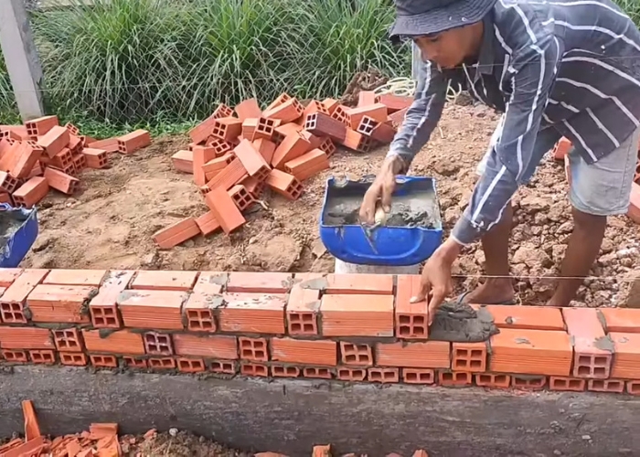 Thi công xây tường 20