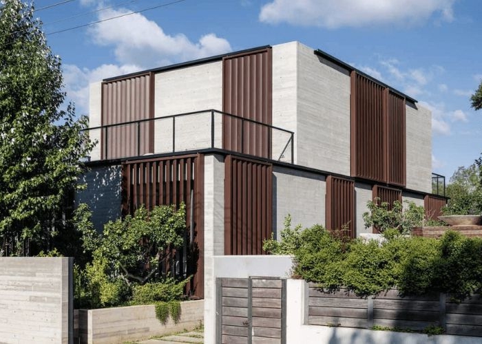 Lắp lam che nắng hoặc mái hắt mặt đứng Lắp lam che nắng hoặc mái hắt mặt đứng