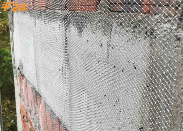 gia cố lưới th&eacute;p chống nứt tường