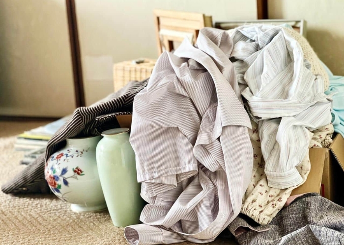 Phân loại đồ và bỏ đi những món không sử dụng phân loại đồ