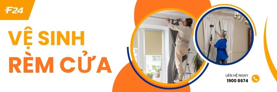 F24 Vietnam cung cấp dịch vụ vệ sinh rèm cửa tận nơi dịch vụ vệ sinh rèm cửa