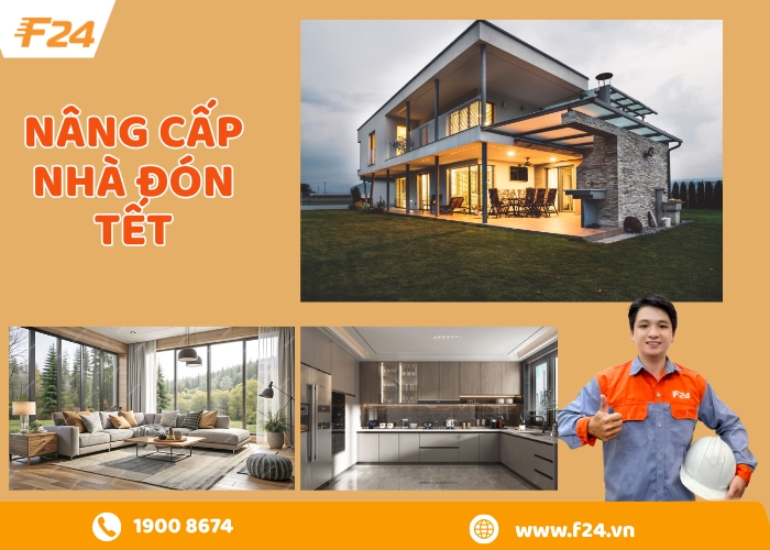 Nâng cấp nhà đón Tết