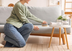 Vệ sinh sofa bằng baking soda