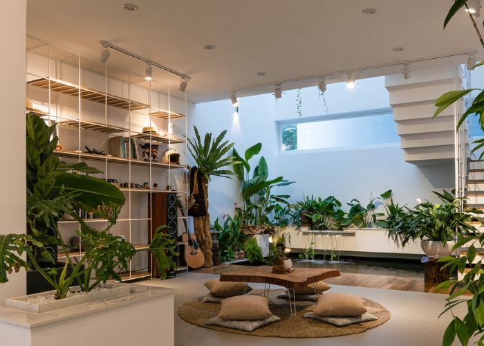 Thiết kế nội thất xanh gần gũi với thiên nhiên nội thất xanh