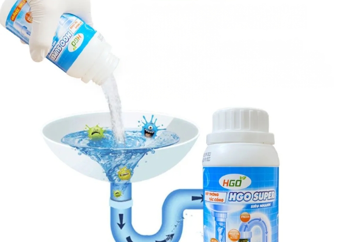 Bột thông tắc lavabo HGO SUPER Bột thông tắc lavabo HGO SUPER