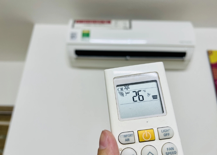 Nên kiểm tra máy lạnh ở nhiệt độ 26 độ C nhiệt độ lý tưởng sử dụng máy lạnh