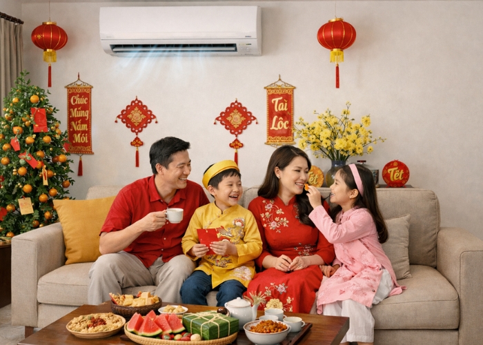 Vì sao máy lạnh thường tốn nhiều điện vào ngày Tết