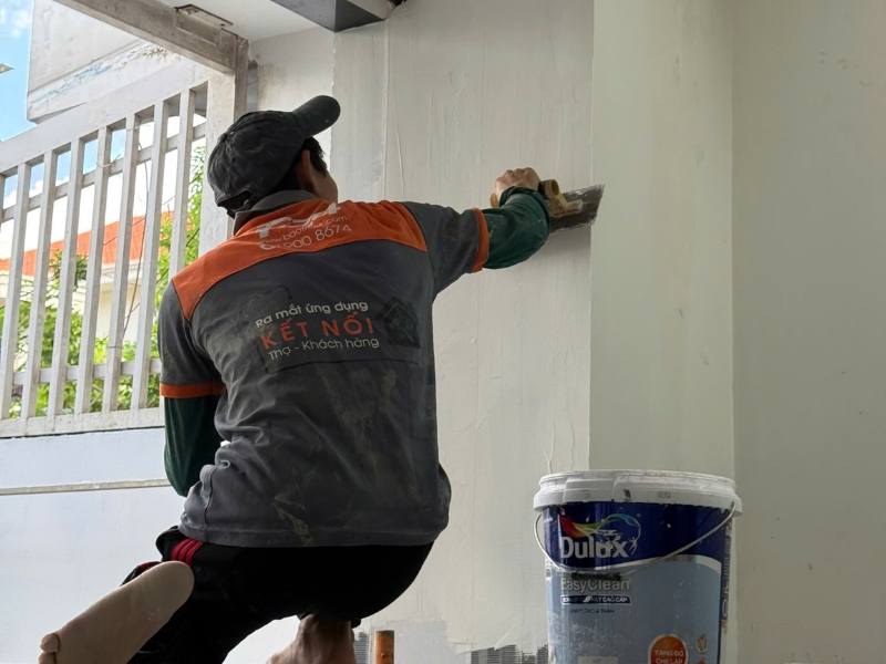 chống thấm tường nh&agrave; cũ