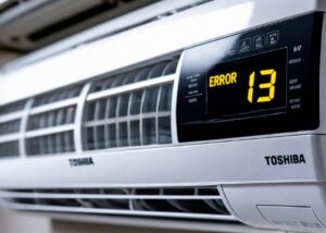 Máy lạnh toshiba báo lỗi 13