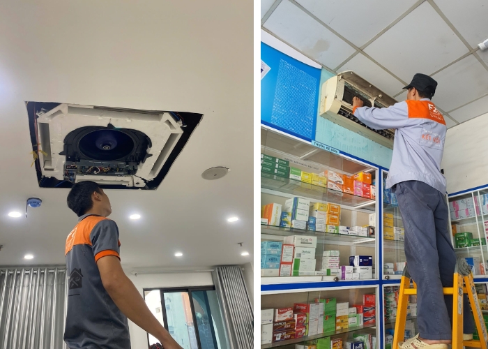 Sửa chữa máy lạnh Samsung treo tường và âm trần dịch vụ sửa chữa máy lạnh uy tín