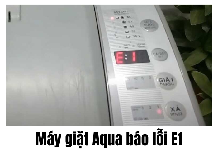 bảng m&atilde; lỗi m&aacute;y giặt Aqua
