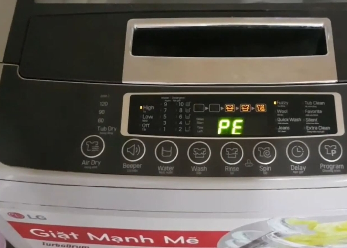 Bảng mã lỗi máy giặt LG cửa trên