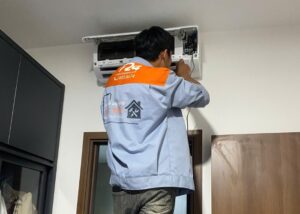 tháo lắp máy lạnh Panasonic