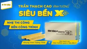 Một hệ trần - vách được tạo nên từ nhiều thành phần